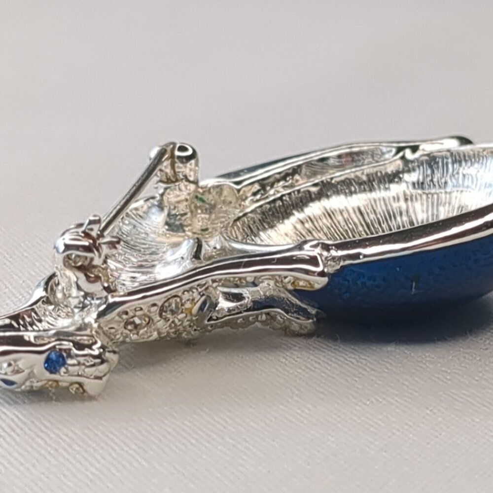 Napier Panther and Ball Rhinestone Brooch - Picture 10 of 12